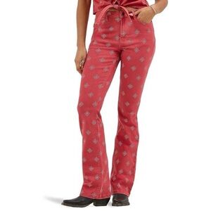 Wrangler High Rise Bold Boot Jeans in Diamond Bay